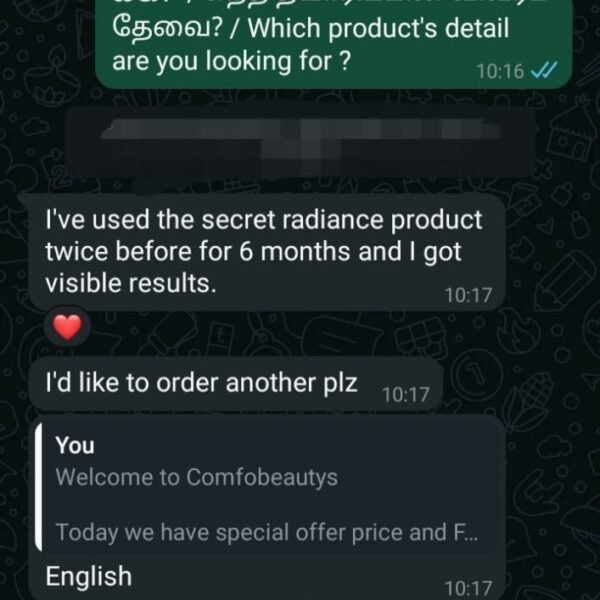 Secret Radiance Reviews/Feedback